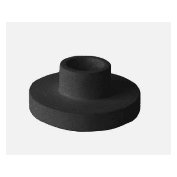 Leeff Kaarsenhouder Casper Zwart 7 X 7 Cm