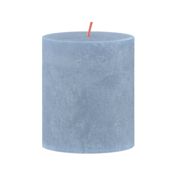 Bolsius Rustiek Stompkaars 80/68 Sky Blue