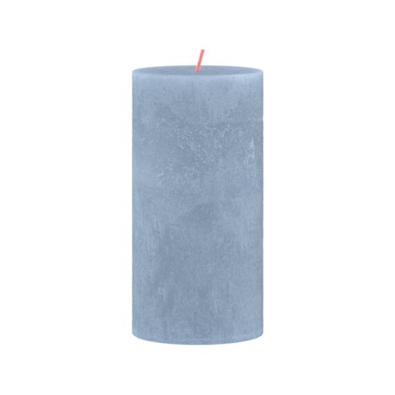 Bolsius Rustiek Stompkaars 130/68 Sky Blue