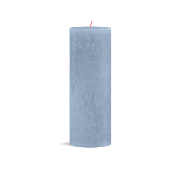 Bolsius Rustiek Stompkaars 190/68 Sky Blue