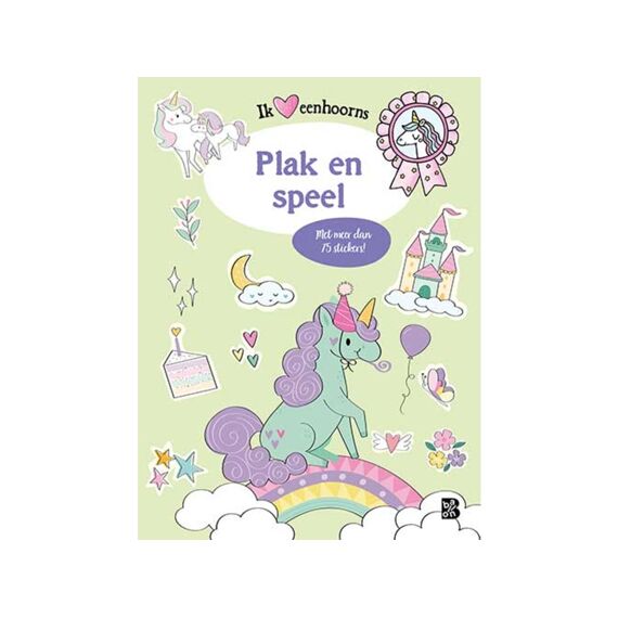 Eenhoorn Spelletjesboek Met Stickers