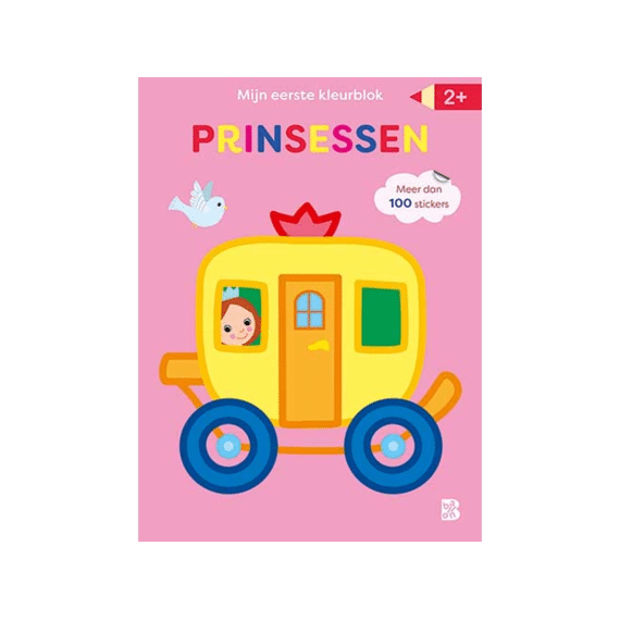 Mijn Allereerste Kleurblok Met Stickers Prinsessen