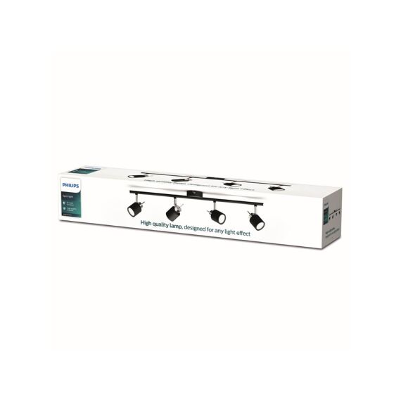 Philips Opbouwspot Meranti Bar/Tube Black 4X35W 230V