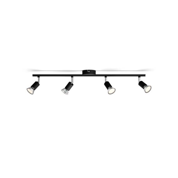 Philips Opbouwspot Limbali Bar/Tube Black 4X50W 230V