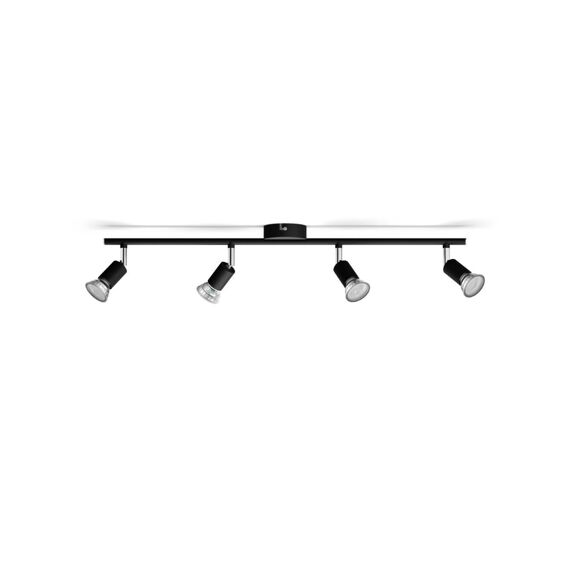 Philips Opbouwspot Limbali Bar/Tube Black 4X50W 230V