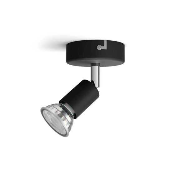 Philips Opbouwspot Limbali Spot Enkel Black 1X50W 230V