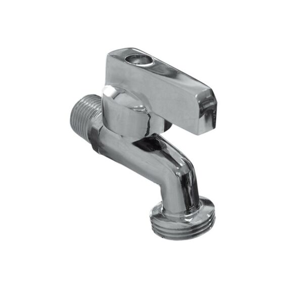 GO by Van Marcke - Wasmachinekraan compact - verchroomd 1/2 M x 3/4 M