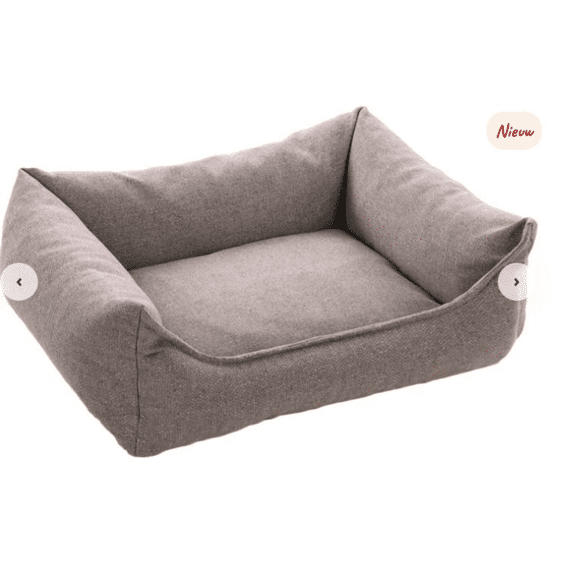 Flamingo Mand Avalon Rechthoekig+Rits  Lichtgrijs 65X50X20Cm