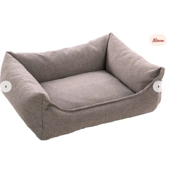 Flamingo Mand Avalon Rechthoekig+Rits  Lichtgrijs 80X67X22Cm