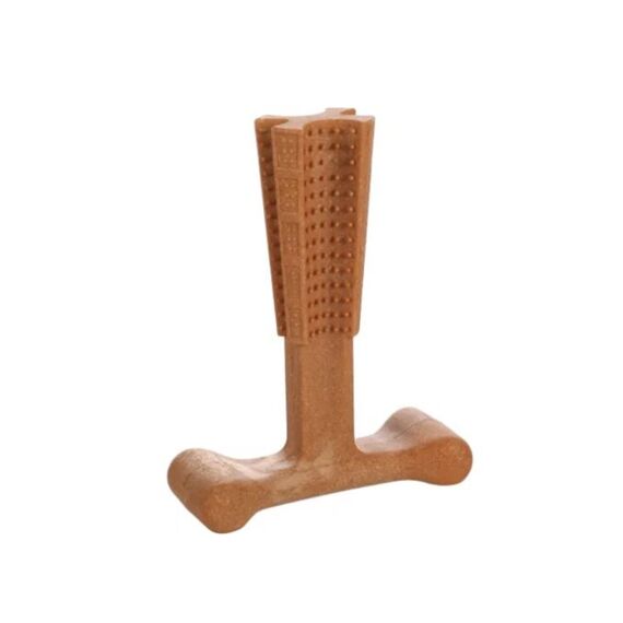 Flamingo Hs Nyl'O Bamboo T-Bone Rund Bruin  Large 18,5Cm