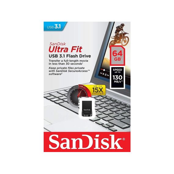 Hama Sandisk Usb Fit Ultra 64Gb Usb 3.1