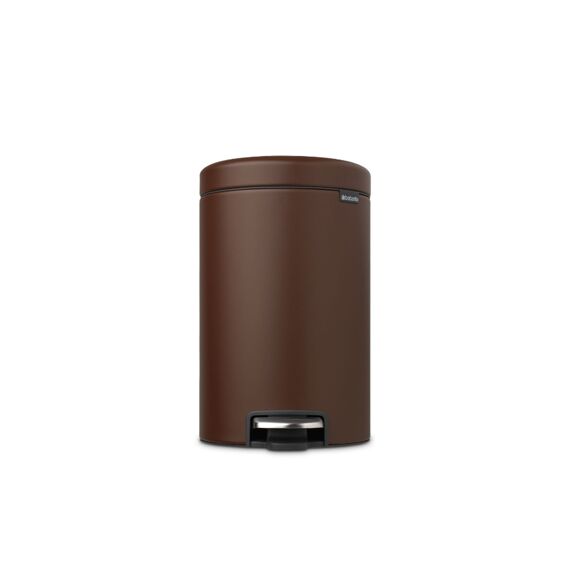 New Icon Pedaalemmer 12L Mineral Cosy Brown Met Kunststof Binnenemmer
