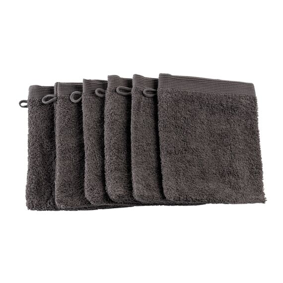 Casilin Como Washandje 16X22 Grey Charcoal