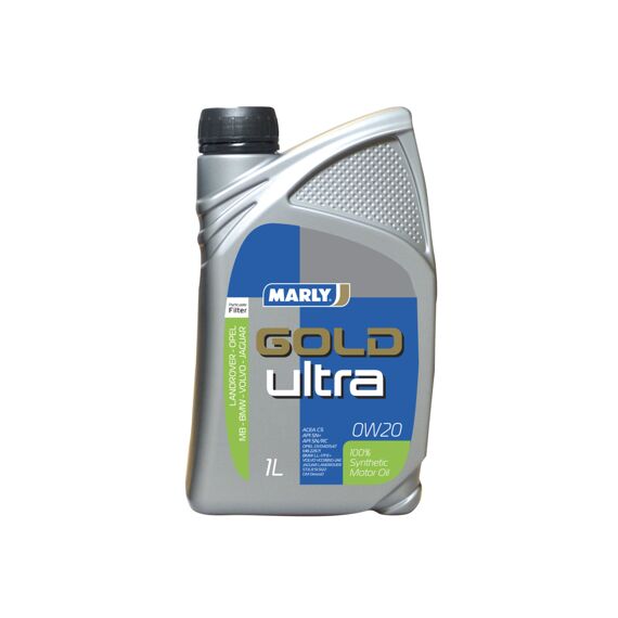 Marly Motorolie Gold Ultra 0W20 Bm/Mb/Opel/Volvo 1L