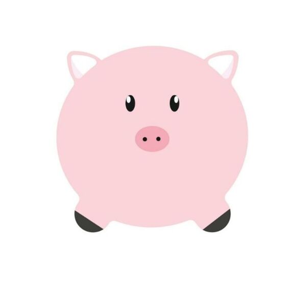 Placemat Pp Eva 38Cm Rond Pig