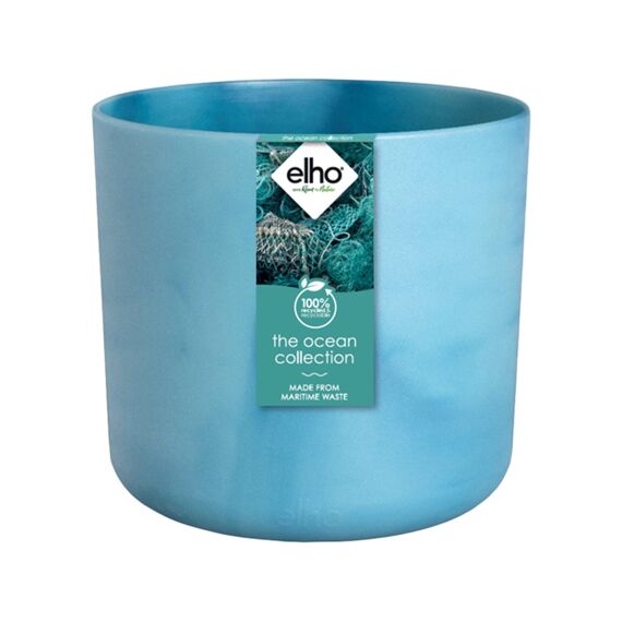 Elho The Ocean Collection Rond 18 cm Atlantisch Blauw