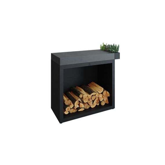 Ofyr Butcher Block Storage 90 Black Donker Grijs Keramiek