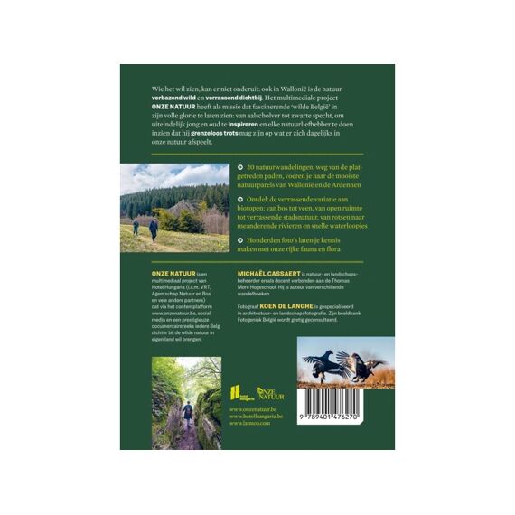 Wandelboek Onze Natuur Ardennen En Wallonie