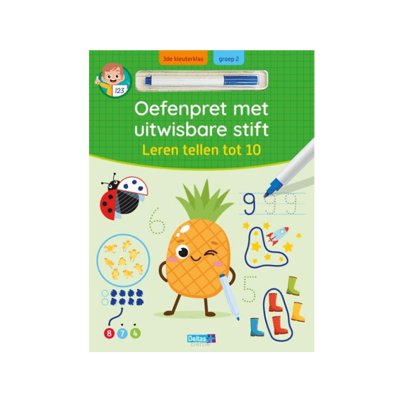 Oefenpret Met Uitwisbare Stift - Leren Tellen Tot 10