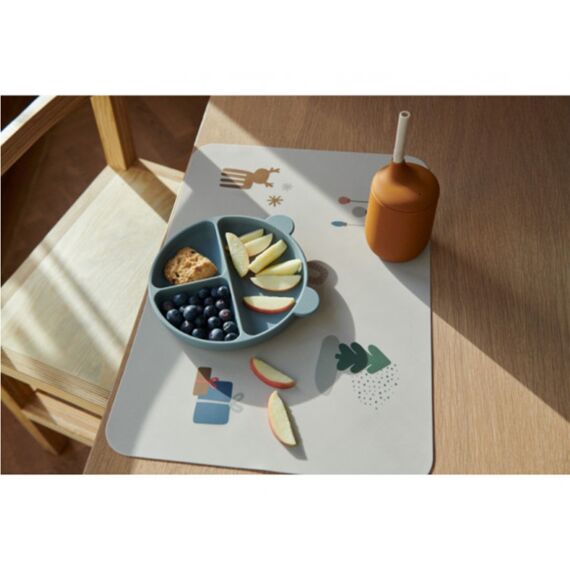 Liewood Jude Placemat Vehicles/Dove Blue Mix