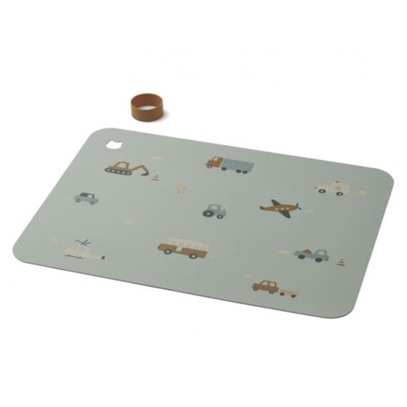 Liewood Jude Placemat Vehicles/Dove Blue Mix