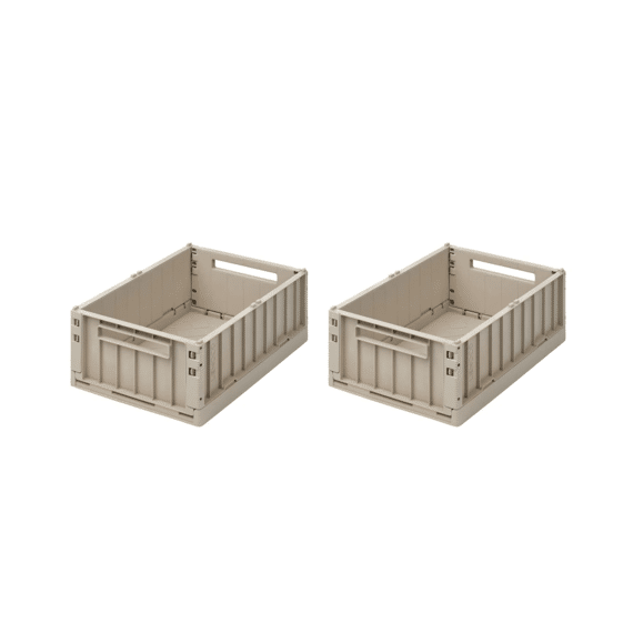 Liewood Weston Opbergdoos M 2-Pack Sandy