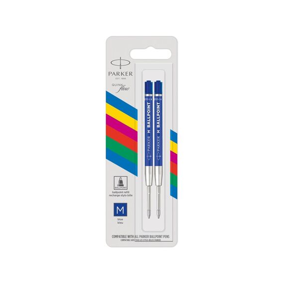 Parker Eco Ballpoint Vullingen Blauw 2St