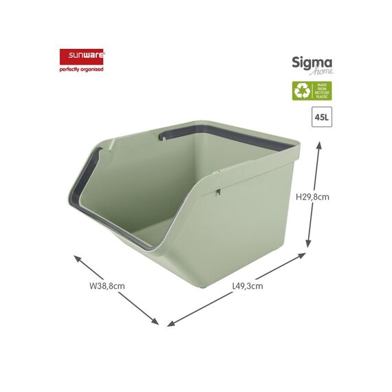 Sigma Home Sorteer Unit 45L Groen