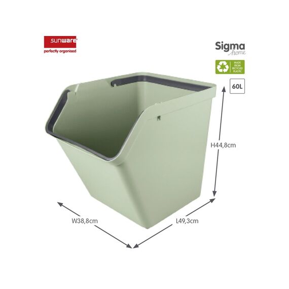 Sigma Home Sorteer Unit 60L Groen