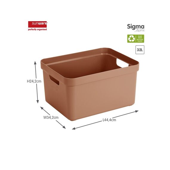 Sigma Home Opbergbox 32L Terra