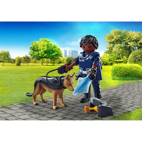 Playmobil 71162 Politieagent Met Speurhond