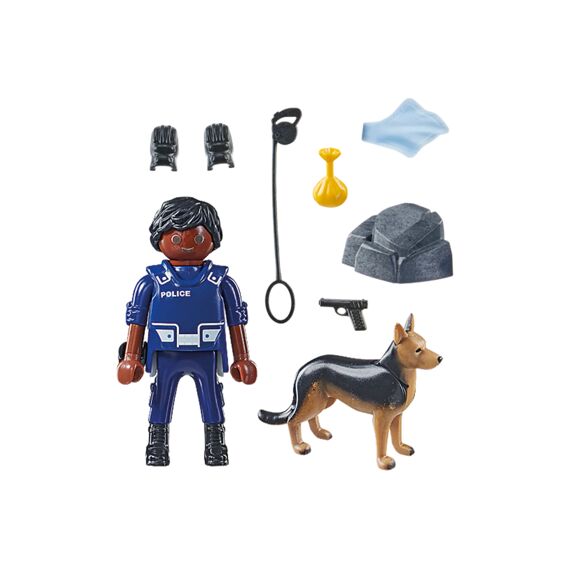 Playmobil 71162 Politieagent Met Speurhond