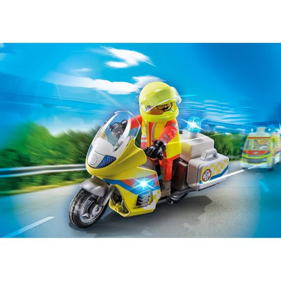 Playmobil 71205 Noodmotorfiets Met Zwaailicht