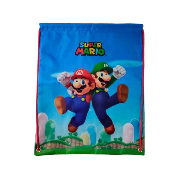 Mario Bross Gym-Zwemtas 37X43Cm