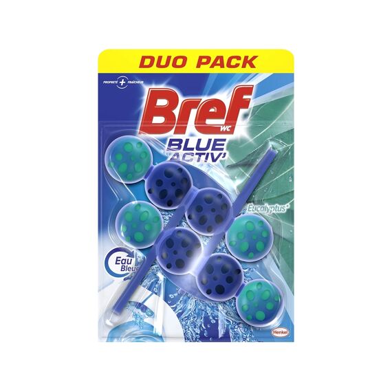 Bref Wc-Reiniger Blok Blue Activ Eucalyptus 2X50Gr