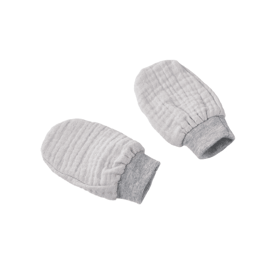 Cottonbaby Krabwantjes Soft Tetra Lichtgrijs