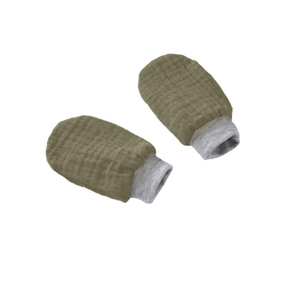 Cottonbaby Krabwantjes Soft Tetra Kaki Groen