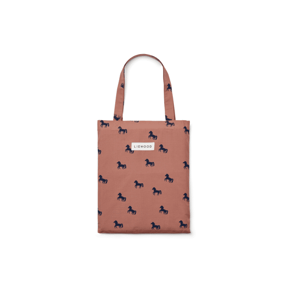 Liewood Carl Adult Bedding Print Horses / Dark Rosetta