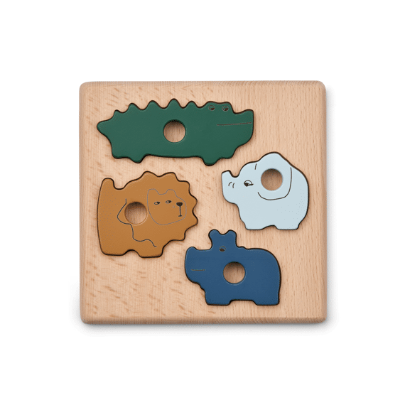 Liewood Suki Puzzel Garden Green Multi Mix