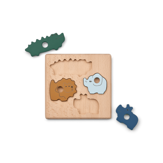 Liewood Suki Puzzel Garden Green Multi Mix