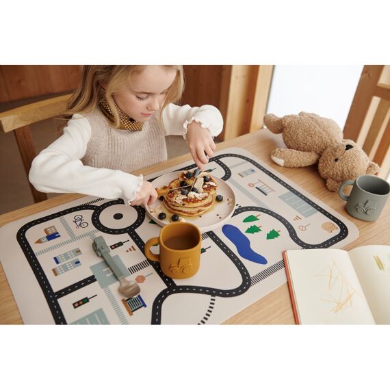 Liewood Jude Placemat Emergency Vehicle / Sandy