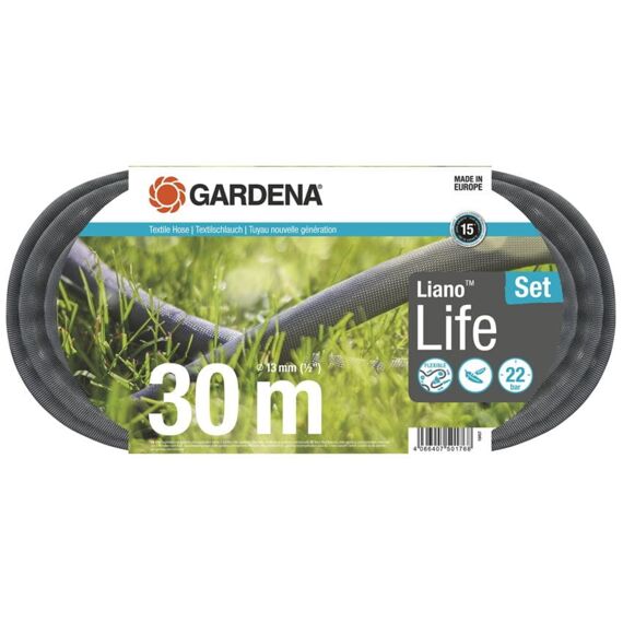 Gardena Textielslang Lianot Life 30m, Set