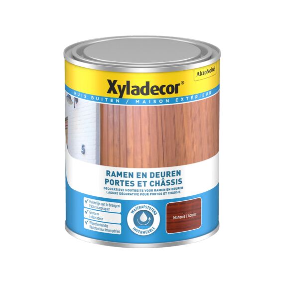 Xyladecor Ramen & Deuren Wb Mahonie 750Ml