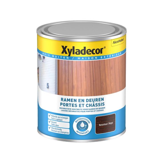 Xyladecor Ramen & Deuren Wb Notenhout 750Ml