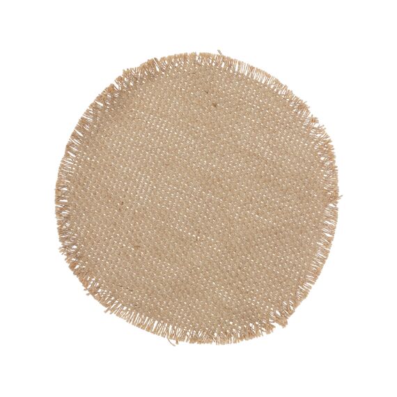 Placemat Jute Dia 38Cm 2Assortiment