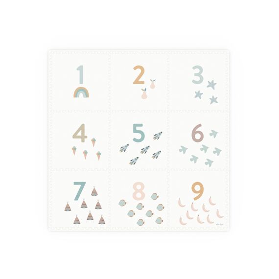 Play And Go Eevaa Speelmat Numbers (180X180Cm - 9 Tegels)