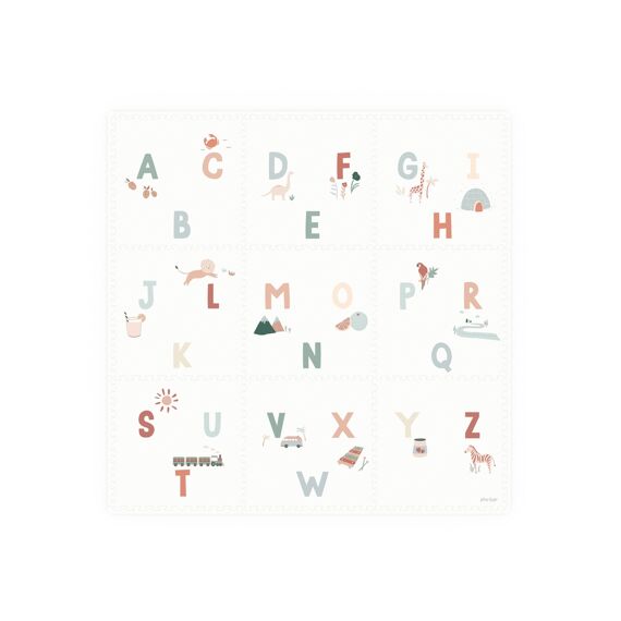 Play And Go Eevaa Speelmat Alphabet (180X180Cm - 9 Tegels)