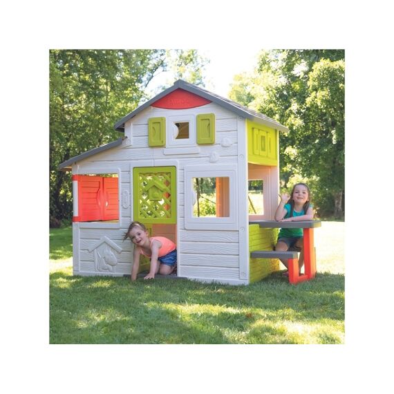 Smoby 810203 Friends House Speelhuis Met Picnicbank 217X171X172Cm