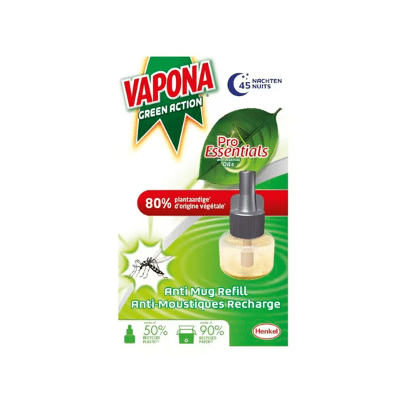 Vapona Pro-Essentials 45 Nachten Vloeibare Bijvulling