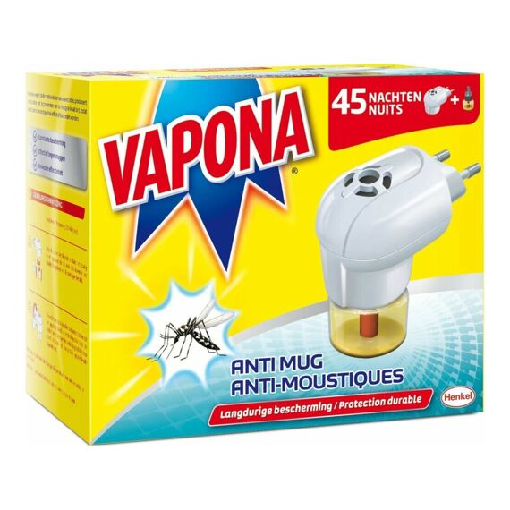 Vapona Anti-Mug Apparaat 45 Nachten Liquide